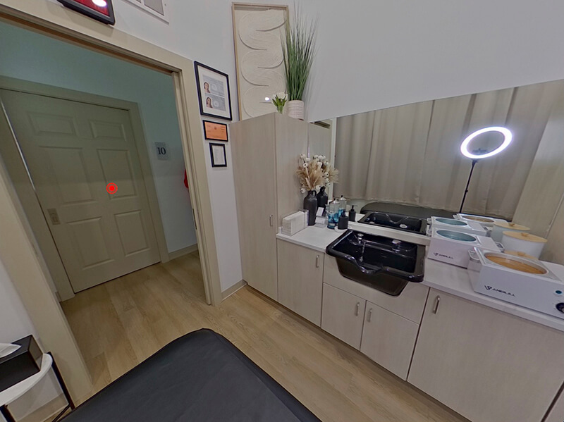 virtual tour of waxing studio in Buffalo